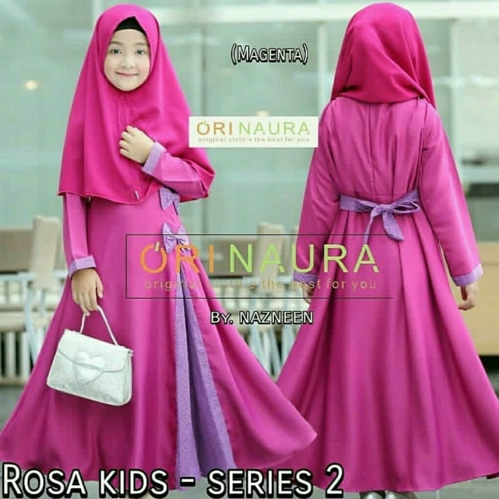 Rosa Kids Gamis Muslim Anak 7-9 Tahun 5