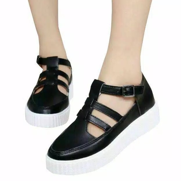 SEPATU SANDAL LOLLY WHITE DAN HITAM 2