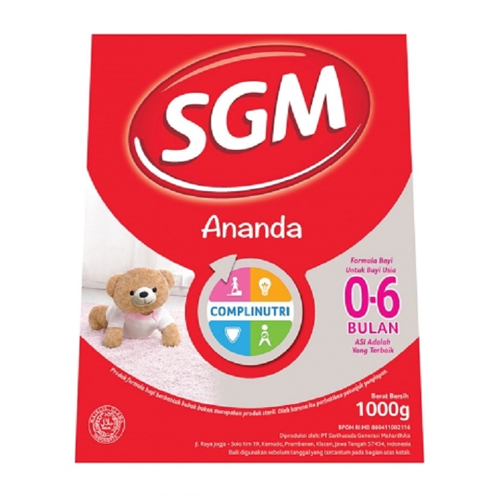 SGM ANANDA 0-6 BULAN 1000gr 2