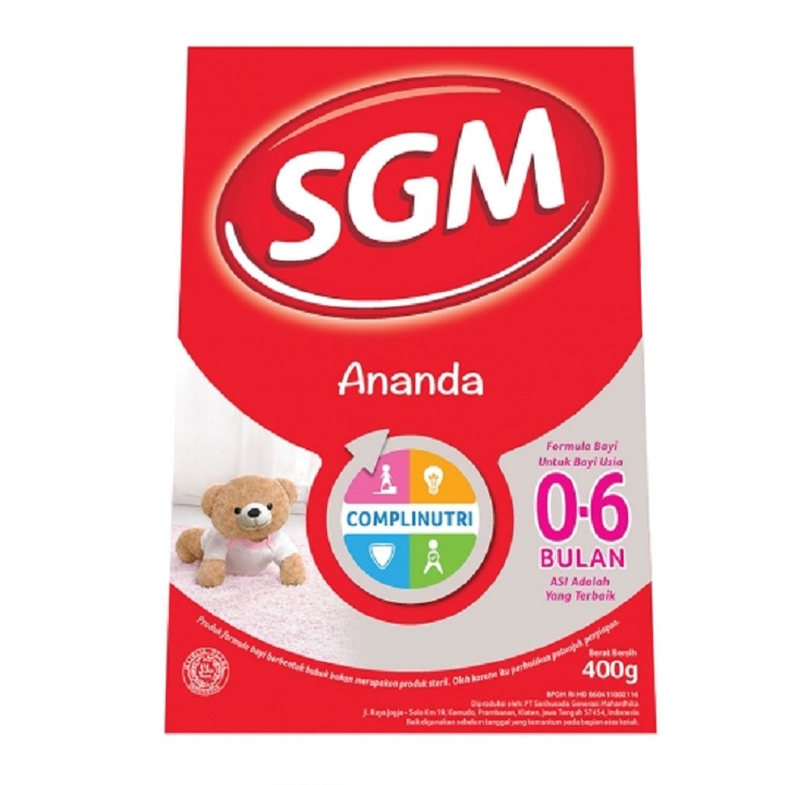 SGM Ananda 0-6 Bulan 400gr 2