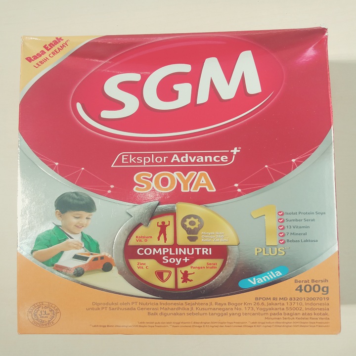 SGM EKSPLOR ADVANCE SOYA VANILA 1+ 400gr 2