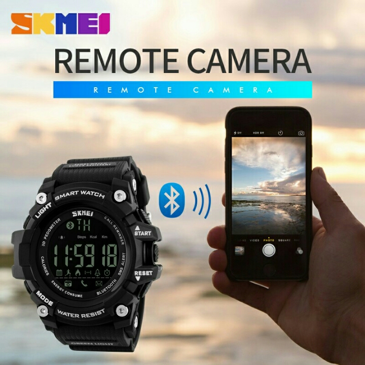 SKMEI Jam Tangan Olahraga Smartwatch Bluetooth - DG12278 BL D10 4