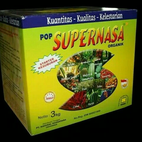SUPERNASA Pupuk Organik Padat Penyubur Tanah 2