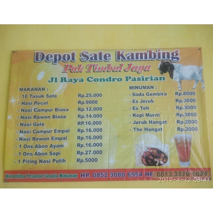 Sate Kambing Pak Timbul Jaya - Condro 3