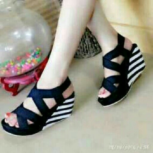 Sendal Wedges Wanita Part 2 4