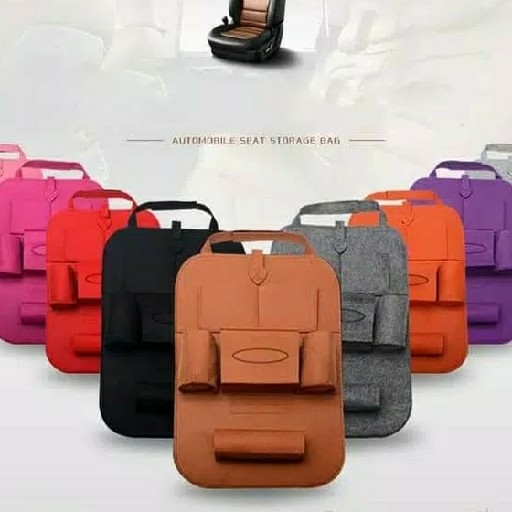 Set Car Organizer Tas Jok Mobil Multifungsi Di Pasang Di Belakang Jok 2