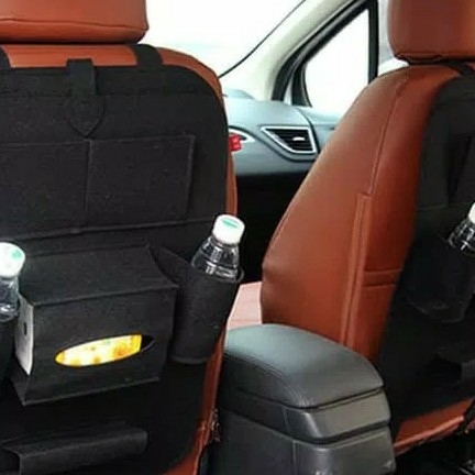 Set Car Organizer Tas Jok Mobil Multifungsi Di Pasang Di Belakang Jok 3