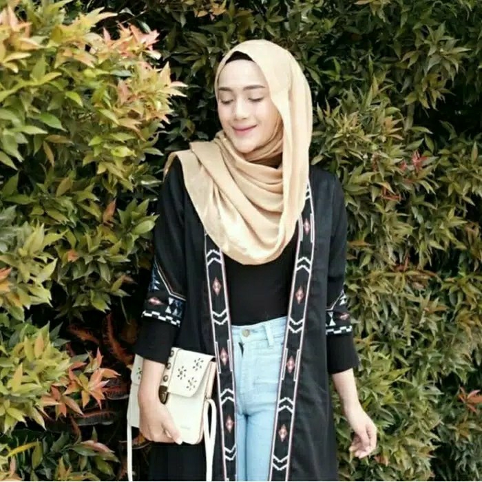 Shafa Cardigan  Kimono Etnik Thailand  Muslim Fashion 3