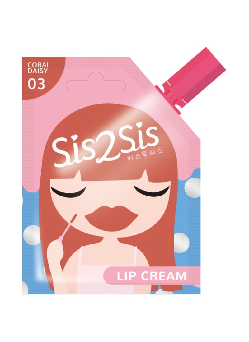 Sis2sis Matte Lip Cream 03 Coral Daisy 2Ml