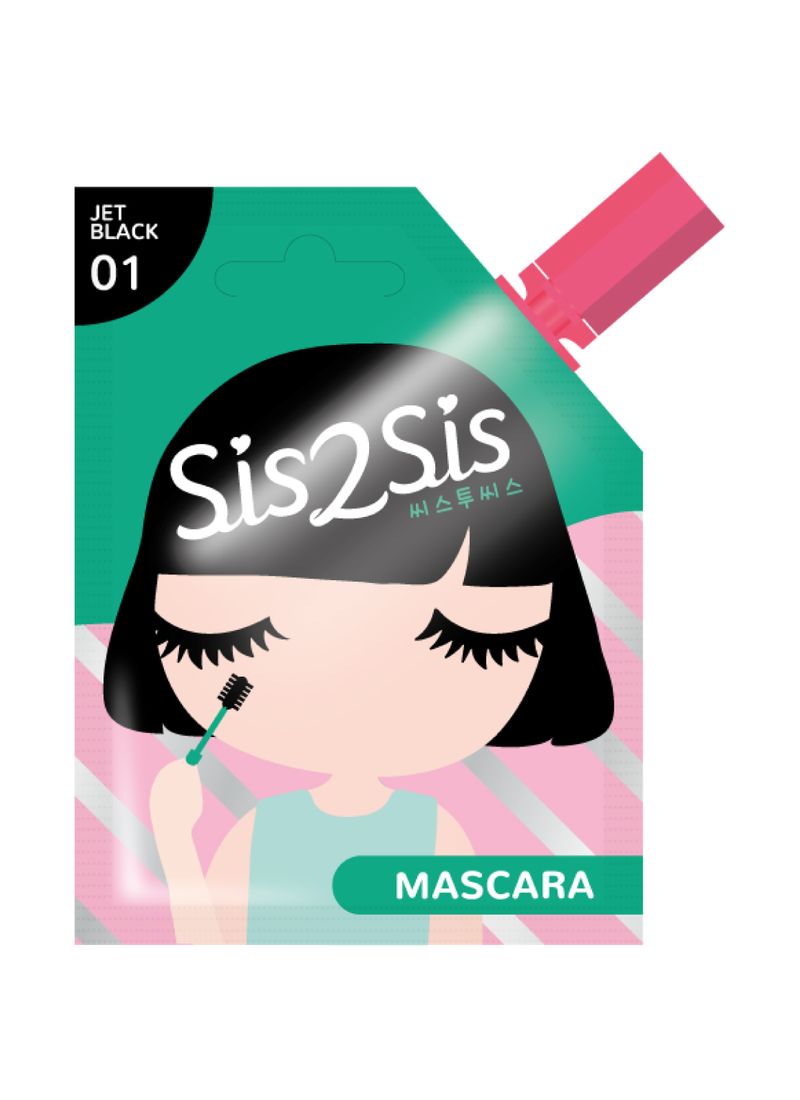 Sis2sis Volumizing Mascara 01 Jet Black 2Ml
