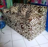 Sofa Bed 200 x 90 x 20 cm (Yellow Foam) 5