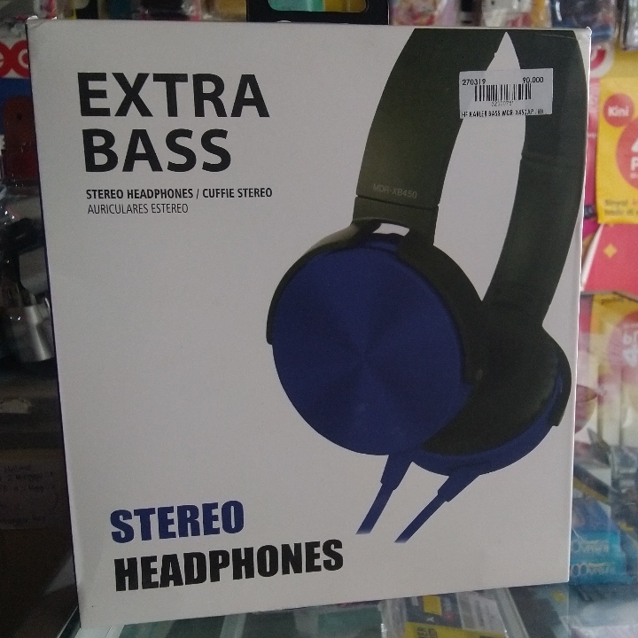 Stereo Headphone Mdr-x450p 3