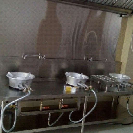 Stove Table With Water Inlet And Gass Header 2