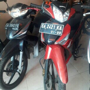 Supra X 125 Karbu Merah Tahun 2009 2