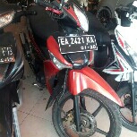 Supra X 125 Karbu Merah Tahun 2009 3