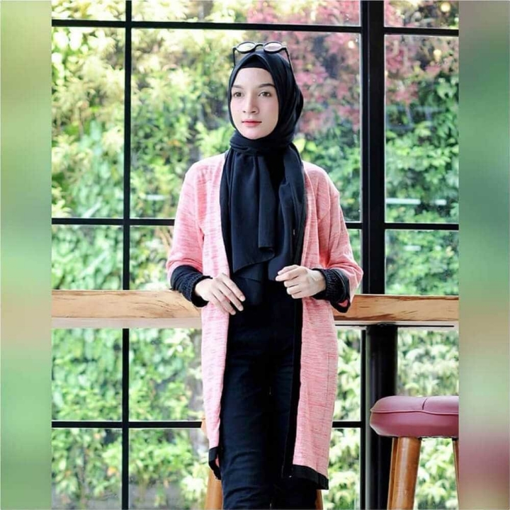 Sweater  Outer Long Cardigan - FAM 008 3