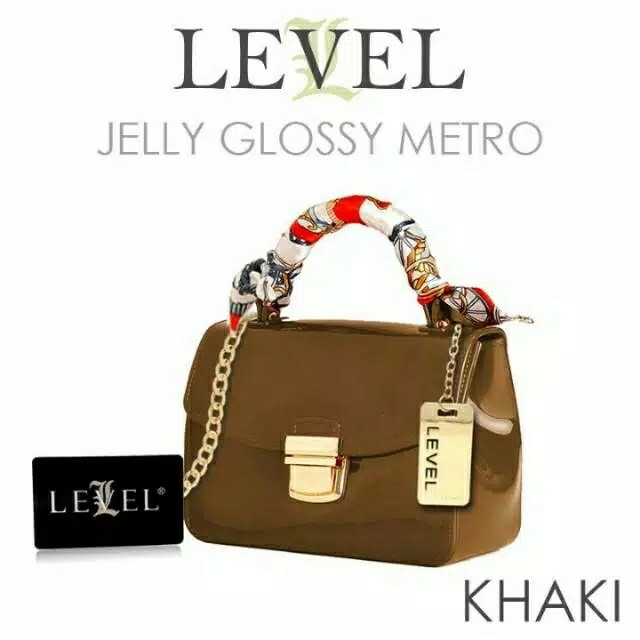 TAS JELLY METROPOLIS  GLOSSY tanpa syal 3