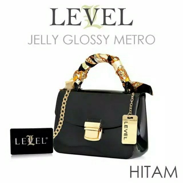 TAS JELLY METROPOLIS  GLOSSY tanpa syal 4