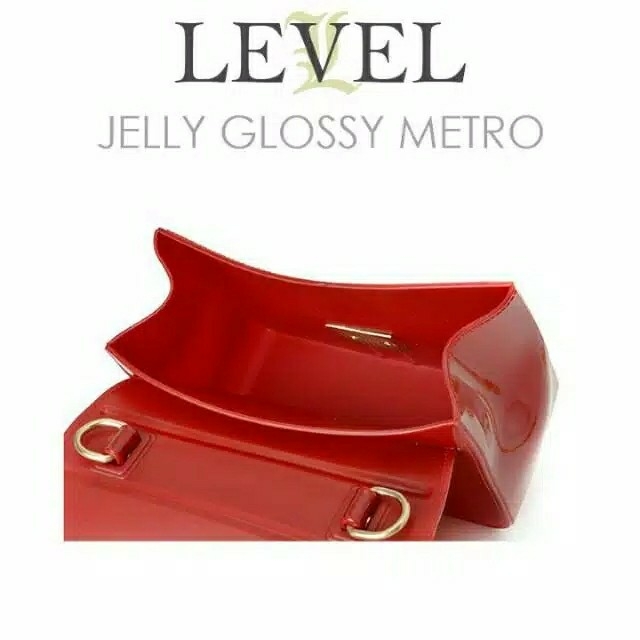 TAS JELLY METROPOLIS  GLOSSY tanpa syal 5