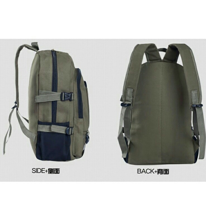 Tas Ransel Canvas NLBG05KQL D5 4