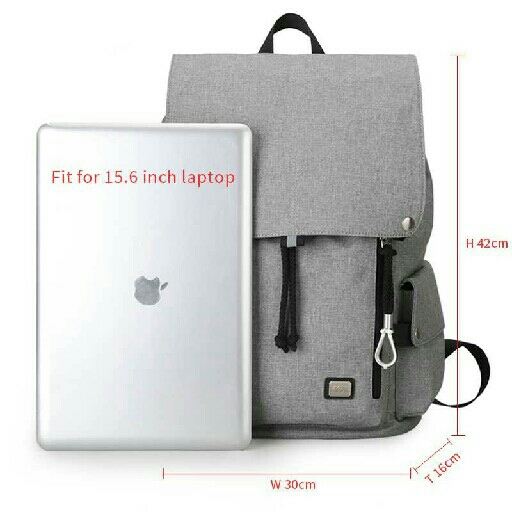 Tas Ransel Laptop dengan USB 2