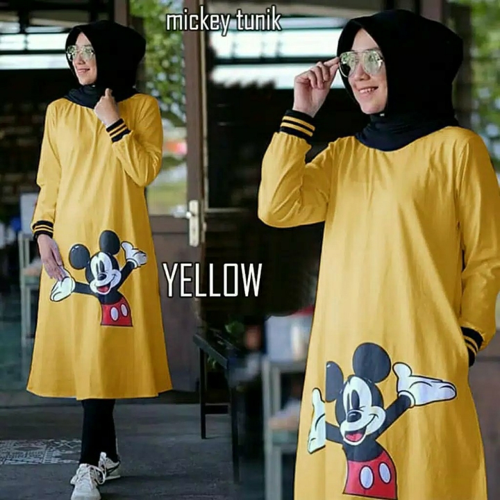 Tunik WanitaBaju Muslim Kaos Combed 4