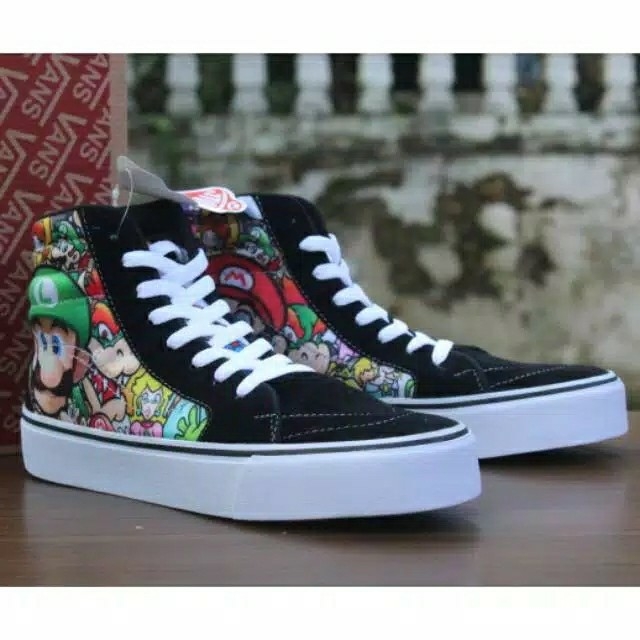 Vans high sk8 super mario waffle DT 3