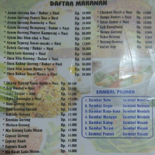 Warung 7 Sambal 2