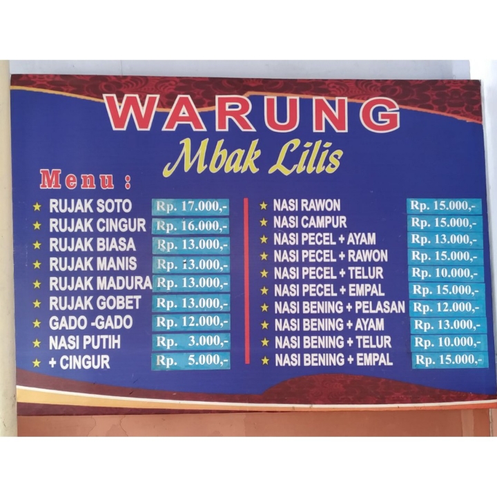 Rujak cingur Warung Mbak Lis - Panjaitan 3