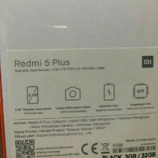 Xiaomi Redmi 5 Plus 3-32gb Garansi Resmi TAM 1TAHUN 2