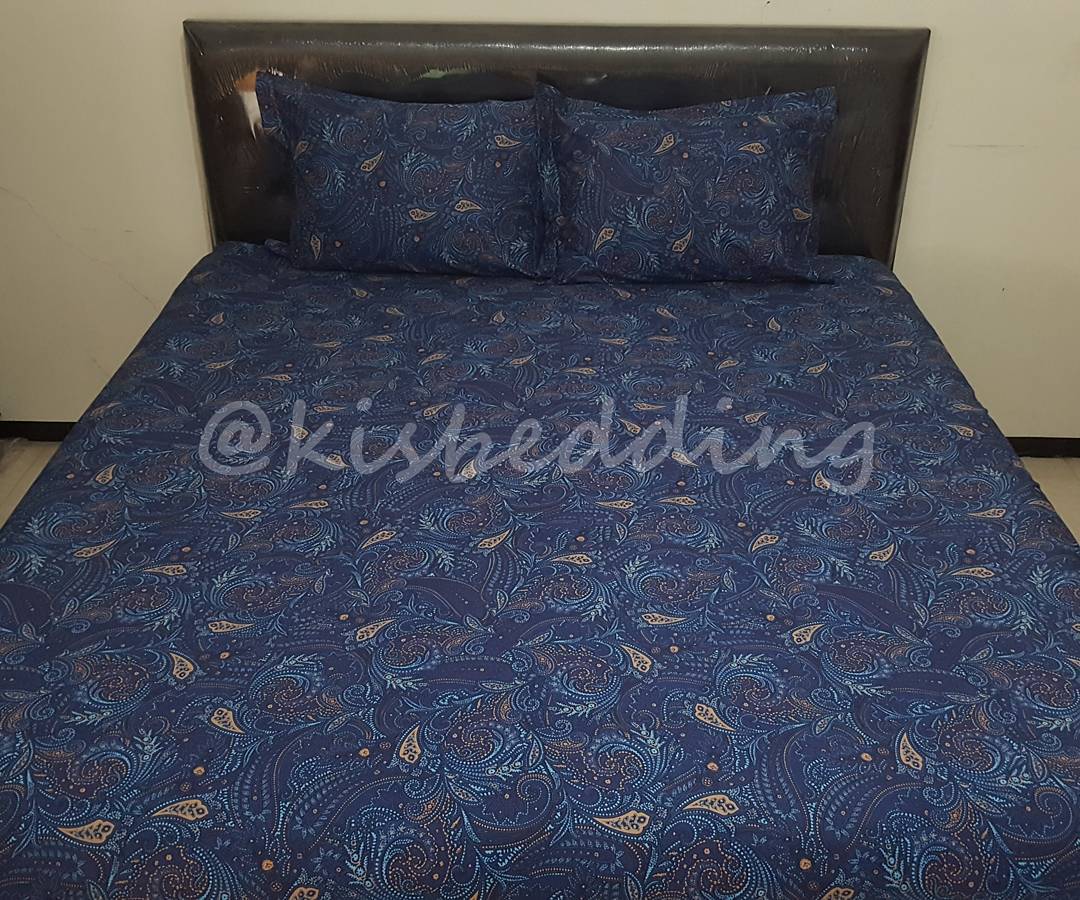 Sprei Motif Blue Waves (160x200)