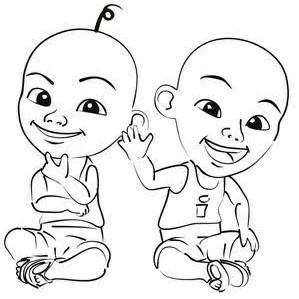 spcial upin dan ipin gambar mewarnai anak spcial upin dan ipin gambar mewarnai anak