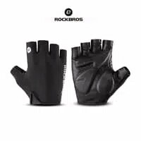 - ROCKBROS S106 BIKE GLOVE HALF FINGER - SARUNG TANGAN SEPEDA RED MERK