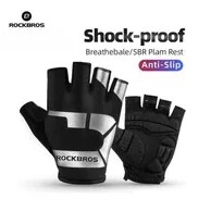 - ROCKBROS S220 BIKE GLOVE HALF FINGER - SARUNG TANGAN SEPEDA LIPAT MT