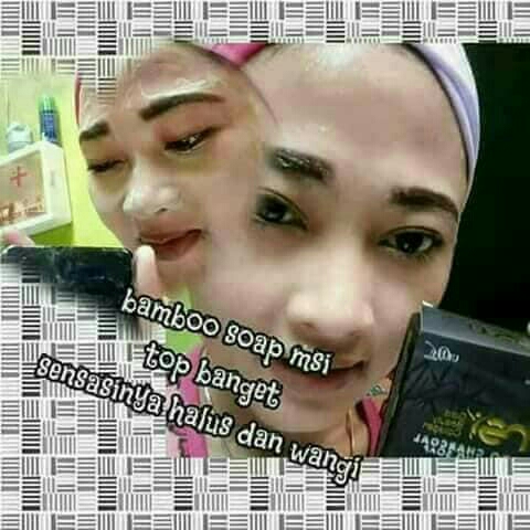  BAMBOO CHARCOAL BRIGHTENING SOAP MSI 4