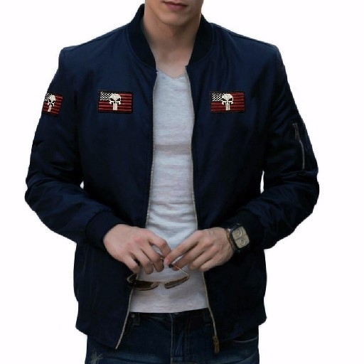  BOMBER SKULL NAVY 