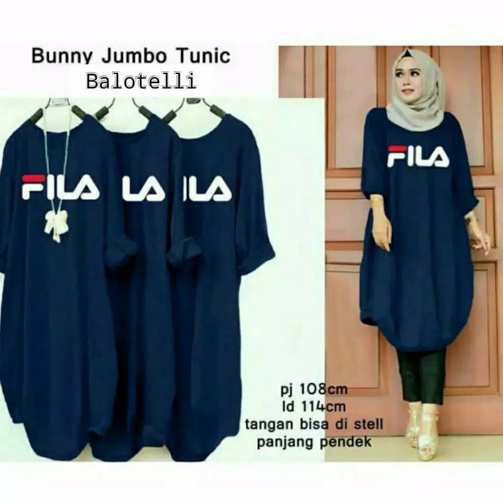  Bunny Fila Tunik - Jumbo Wanita