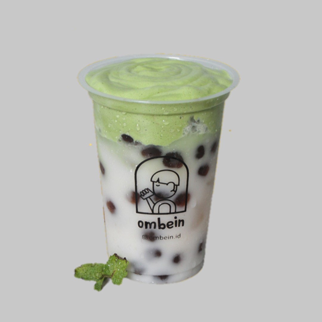 Dalgona Matcha Boba