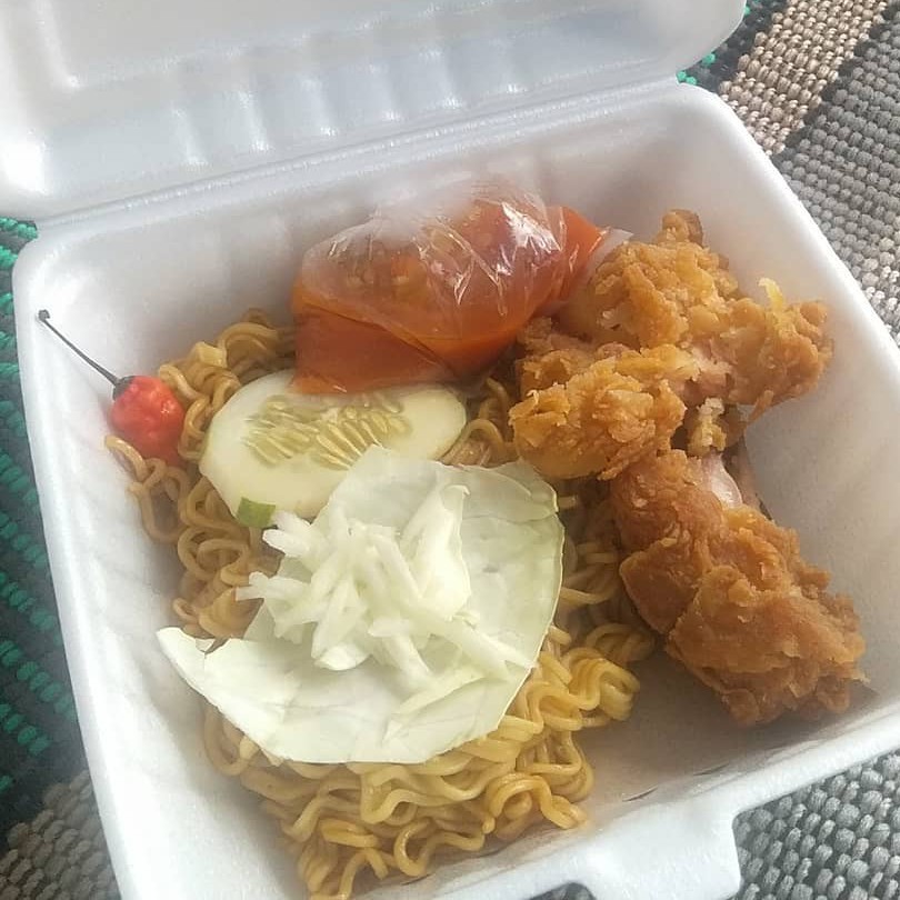 Mie Sedap Ayam Geprek