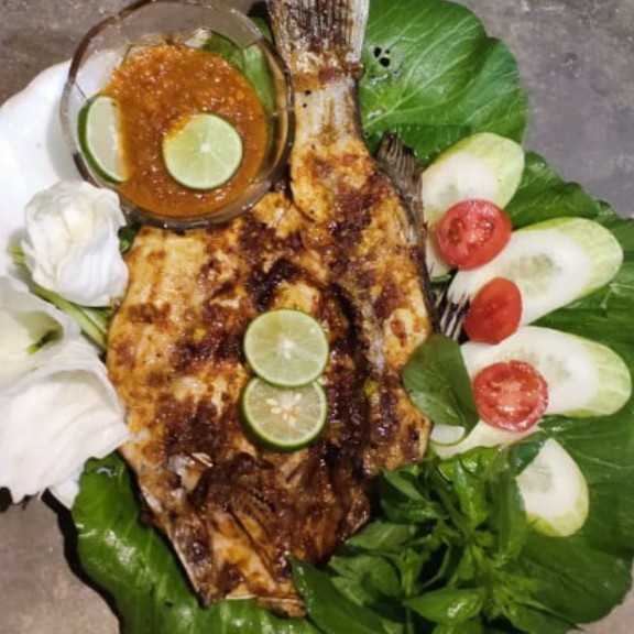 Ikan Kakap Putih Bakar