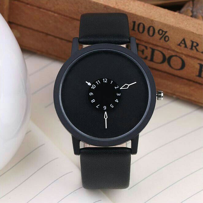  JAM tangan Pria Dan Wanita Black  QZBW164ZBC D10