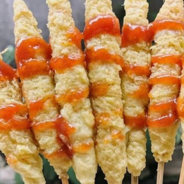 PAKET 10 TUSUK TELOR GULUNG  ORI PEDAS
