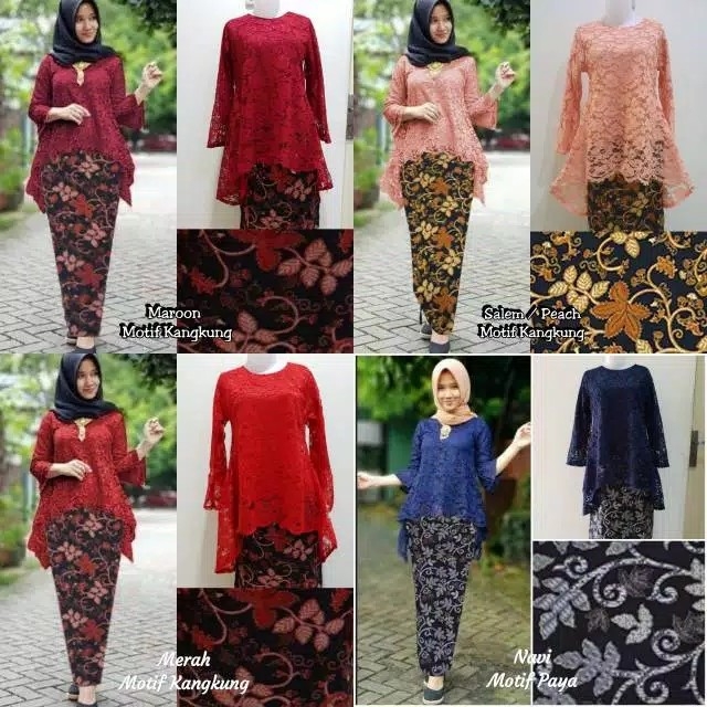  RealPic Set Kebaya BIANCA PREMIUM Brukat Cord