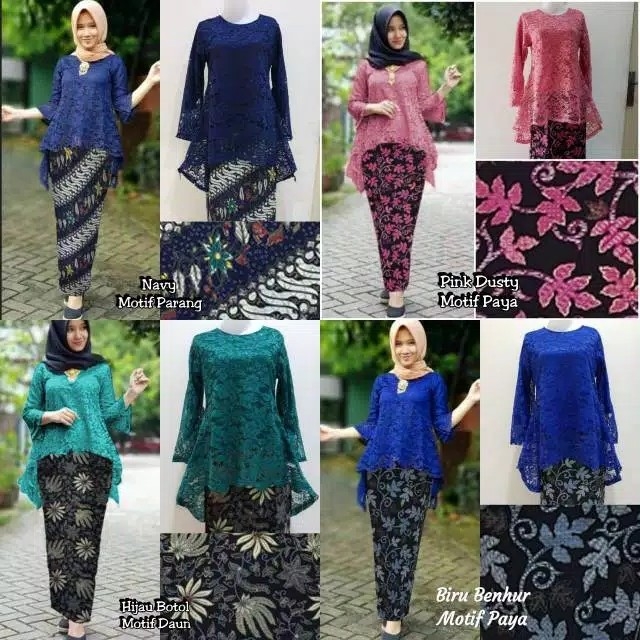  RealPic Set Kebaya BIANCA PREMIUM Brukat Cord 4