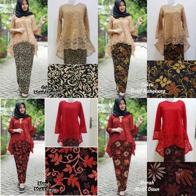 RealPic Set Kebaya BIANCA PREMIUM Brukat Cord 5