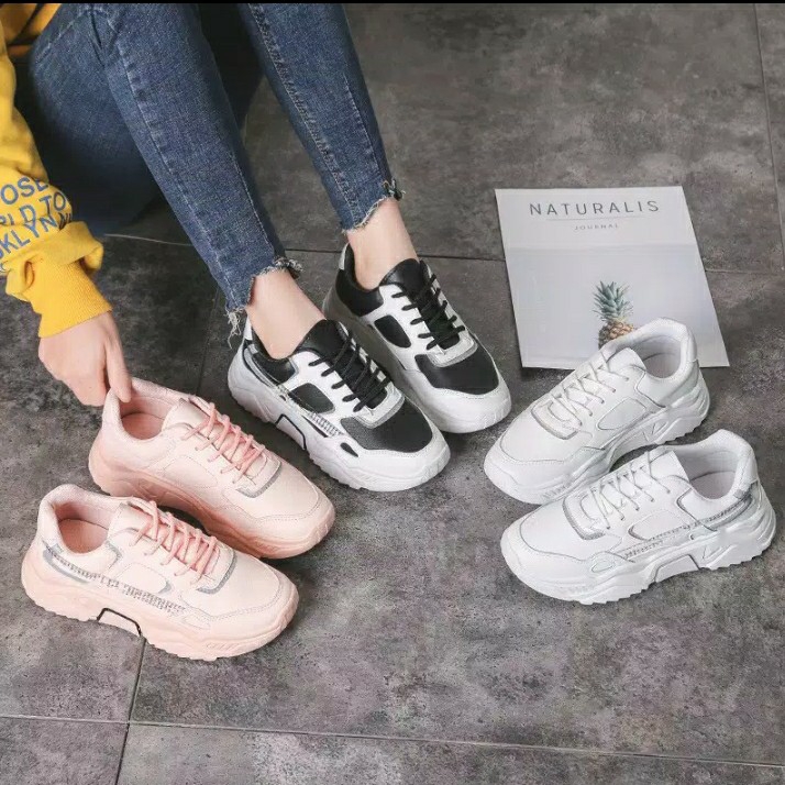  SEPATU SNEAKERS WANITA KOREA IMPORT