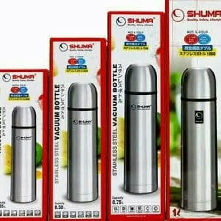  Termos SHUMA 350ml 500ml 750ml 1000ml 1liter Vacuum Flask