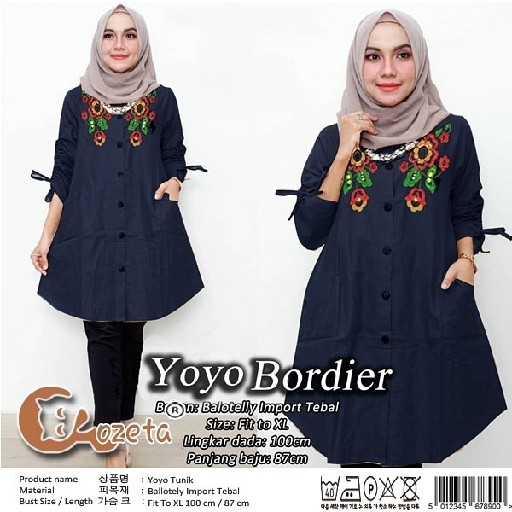  YOYO TUNIK NAVY 