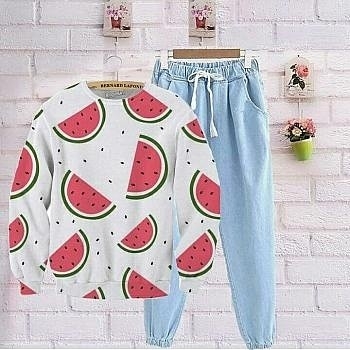  set denim watermelon 