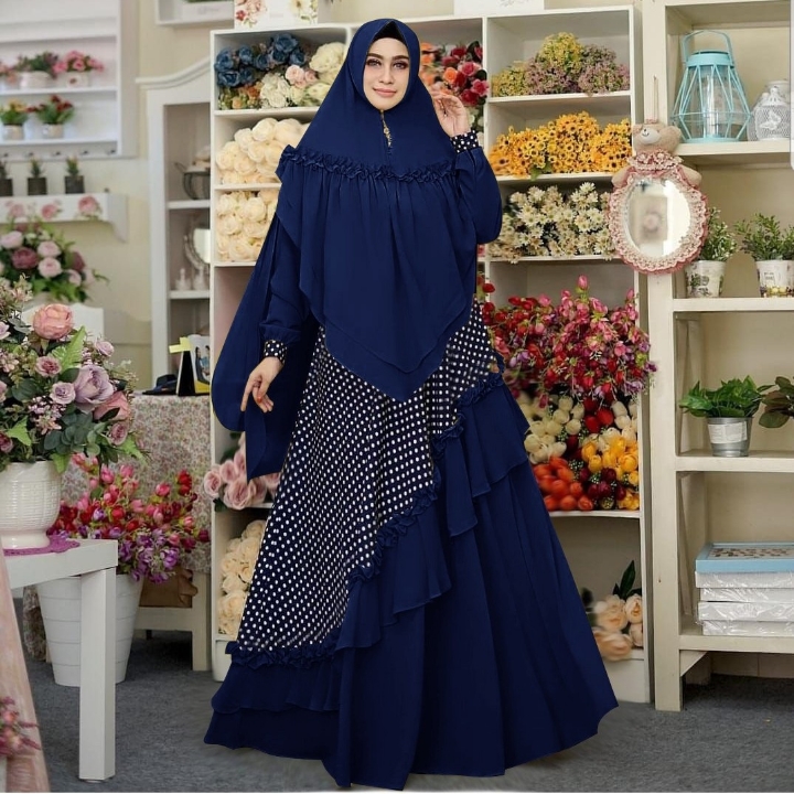 08-SYARI EKARIA POLKA NAVY 